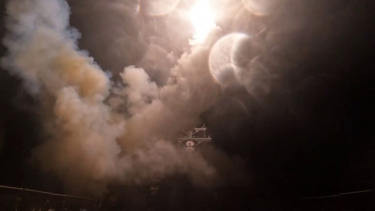 US warplane fires on ship attempting to breach Iran ports blockade
