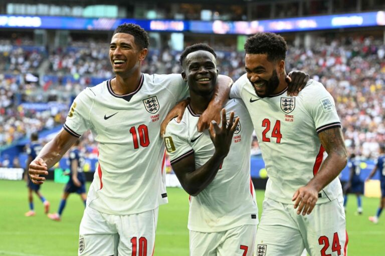 England hit France for six as Saka bags hat-trick… but Mbappe breaks Messi’s all-time World Cup record