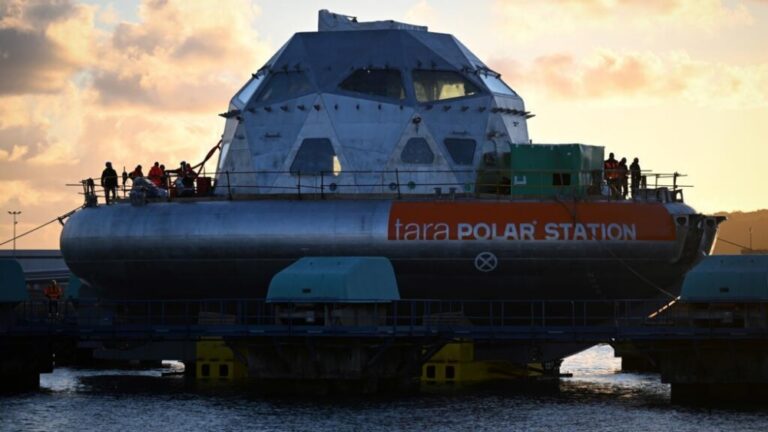 Floating ‘igloo’ sets sail from France to explore the Arctic’s frozen unknown