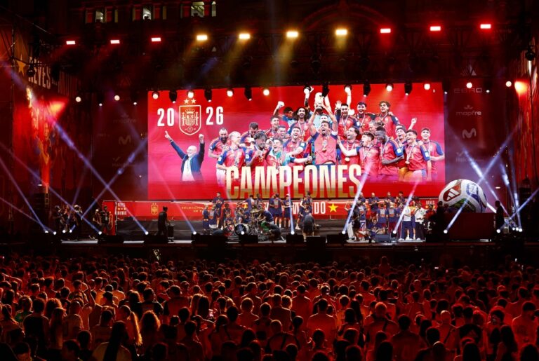Millions of fans pack Madrid to celebrate Spain’s World Cup heroes