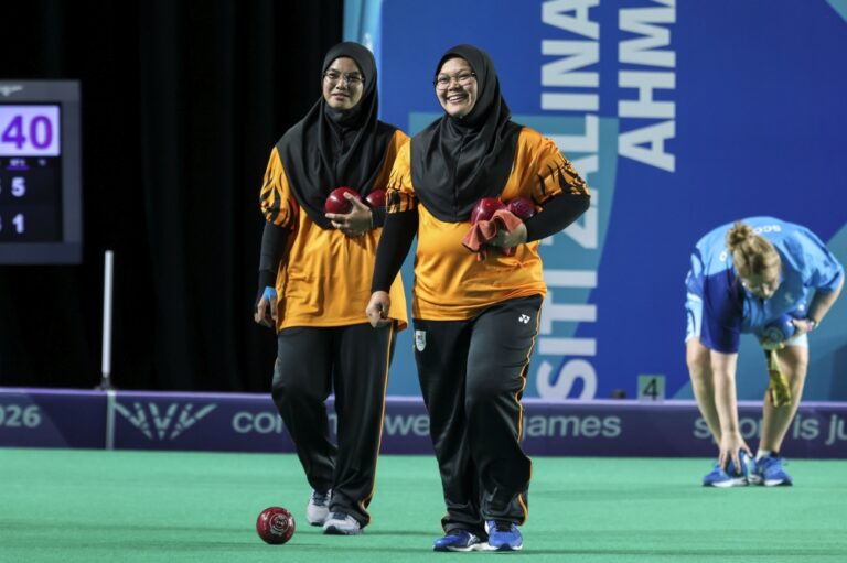 Malaysia’s Aleena‑Syafiqa bag women’s pairs lawn bowls silver at Glasgow 2026 Commonwealth Games