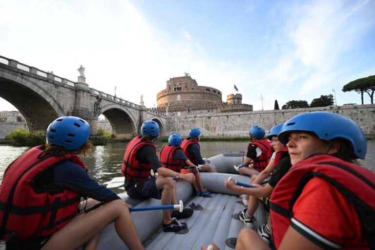Forget walking Rome — you can raft through the city instead