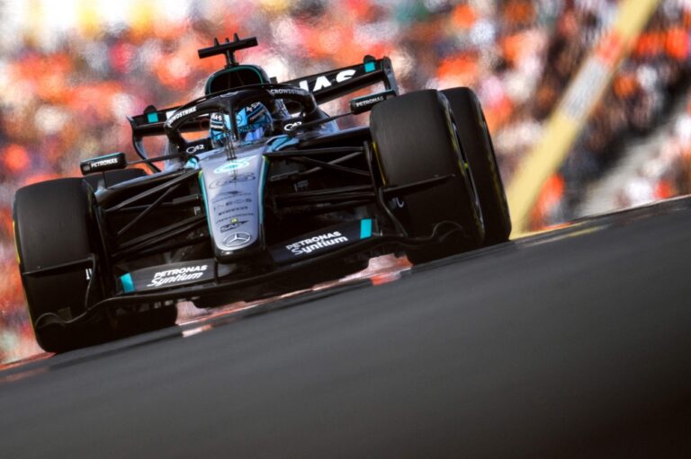 Russell wins Dutch GP sprint race, Antonelli fourth