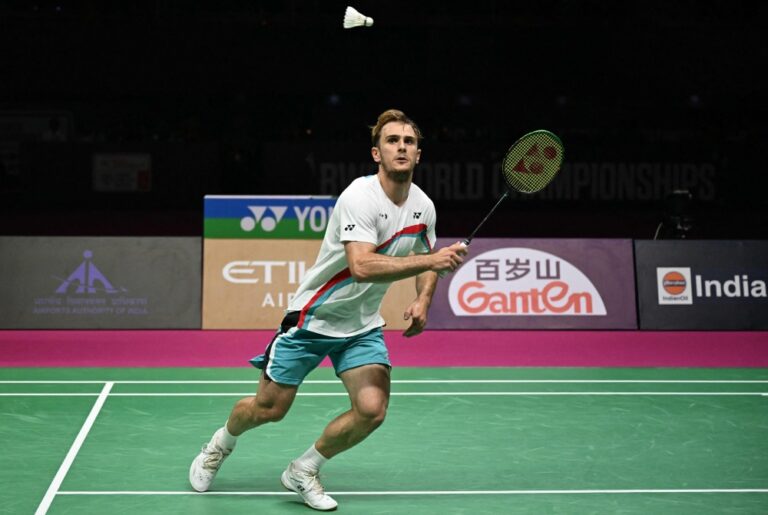 France’s Alex Lanier wins historic men’s singles world badminton title in New Delhi