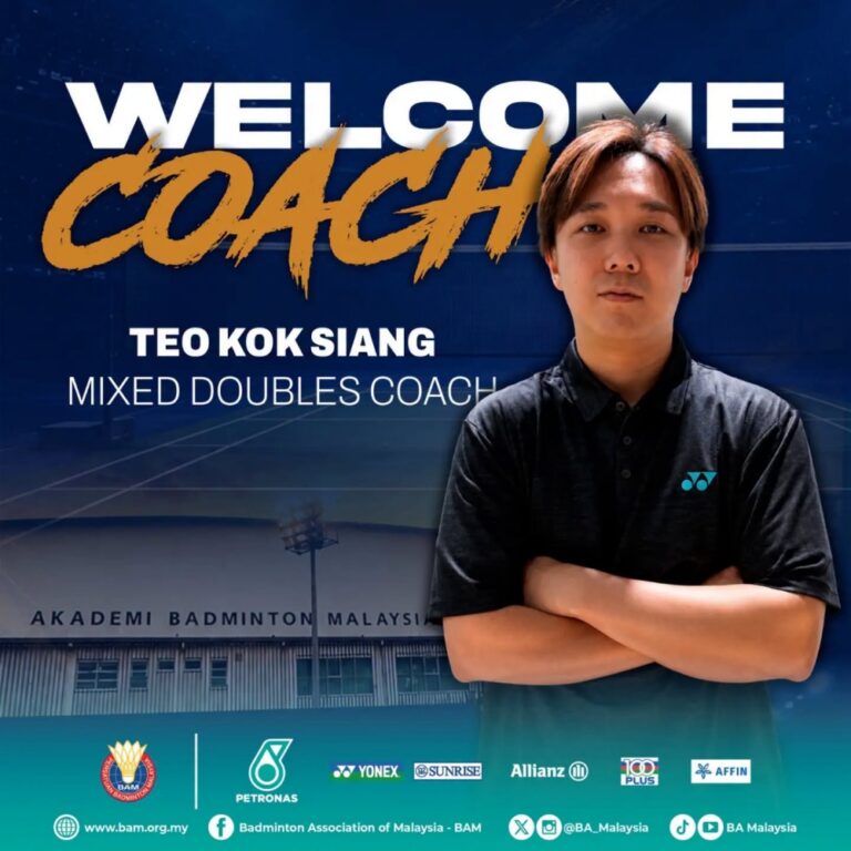 BAM brings back former stars Teo Kok Siang, Wong Pei Tty to strengthen doubles coaching ranks