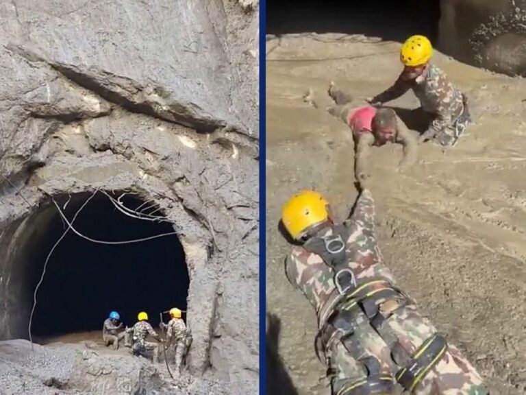 Nepali army starts drilling into hydropower tunnel to reach more than 100 trapped workers