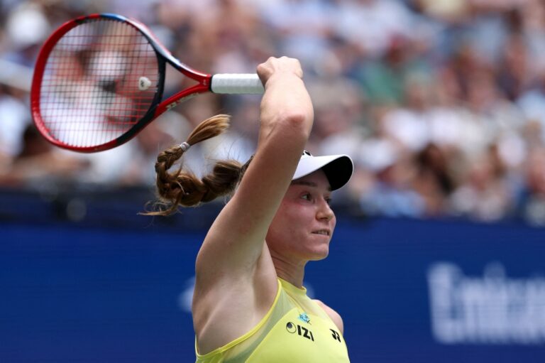 Rybakina ends Zheng’s run to reach US Open semis, secure No. 1 ranking