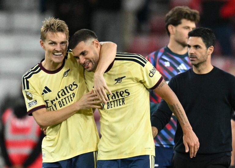 Guimaraes finally delivers, and Arsenal go four from four