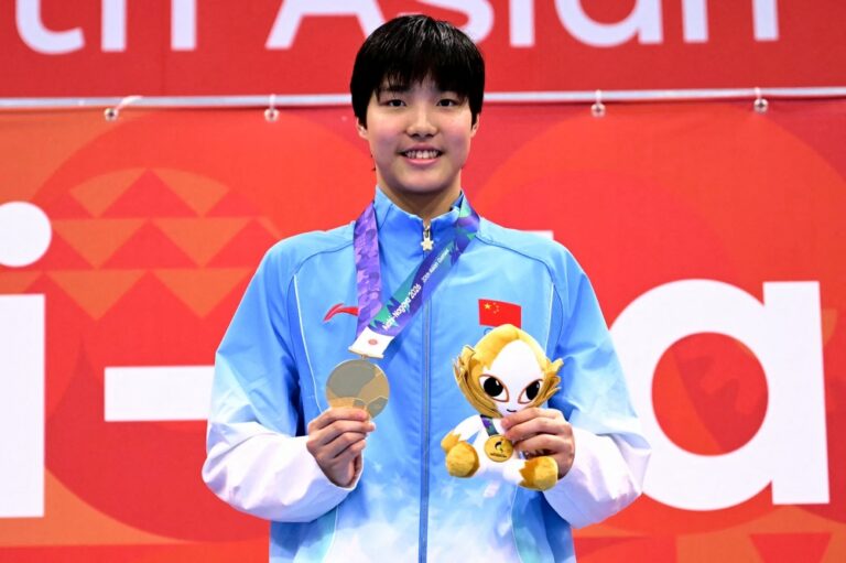 ‘It was only so‑so’: China’s Yu Zidi, 13, vows faster swims after Asian Games gold